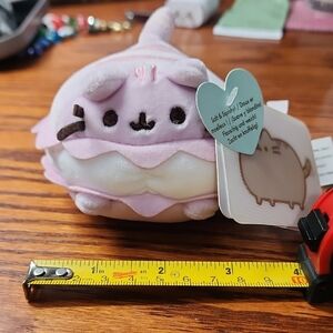 Pusheen Pink and White Macaroon Plush